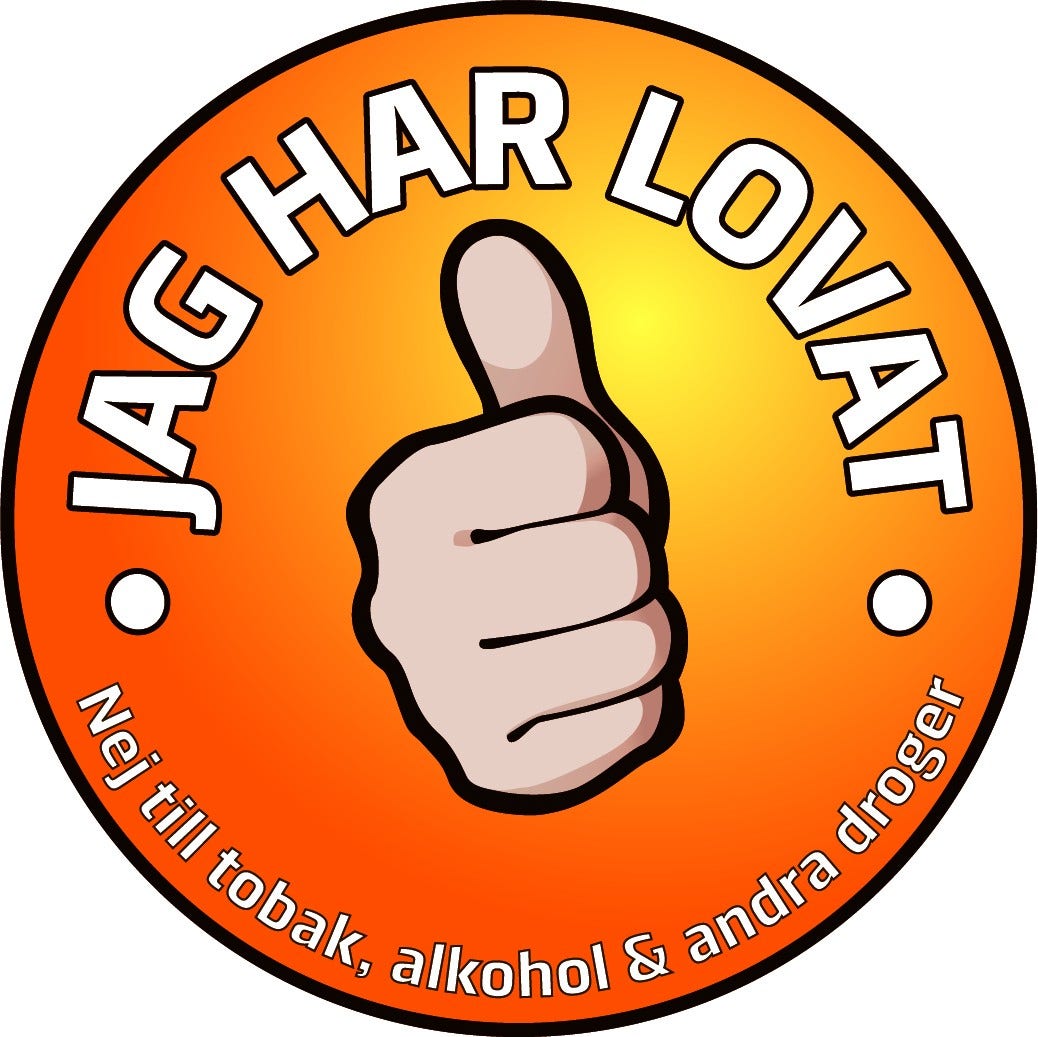 Pin " jag har lovat"