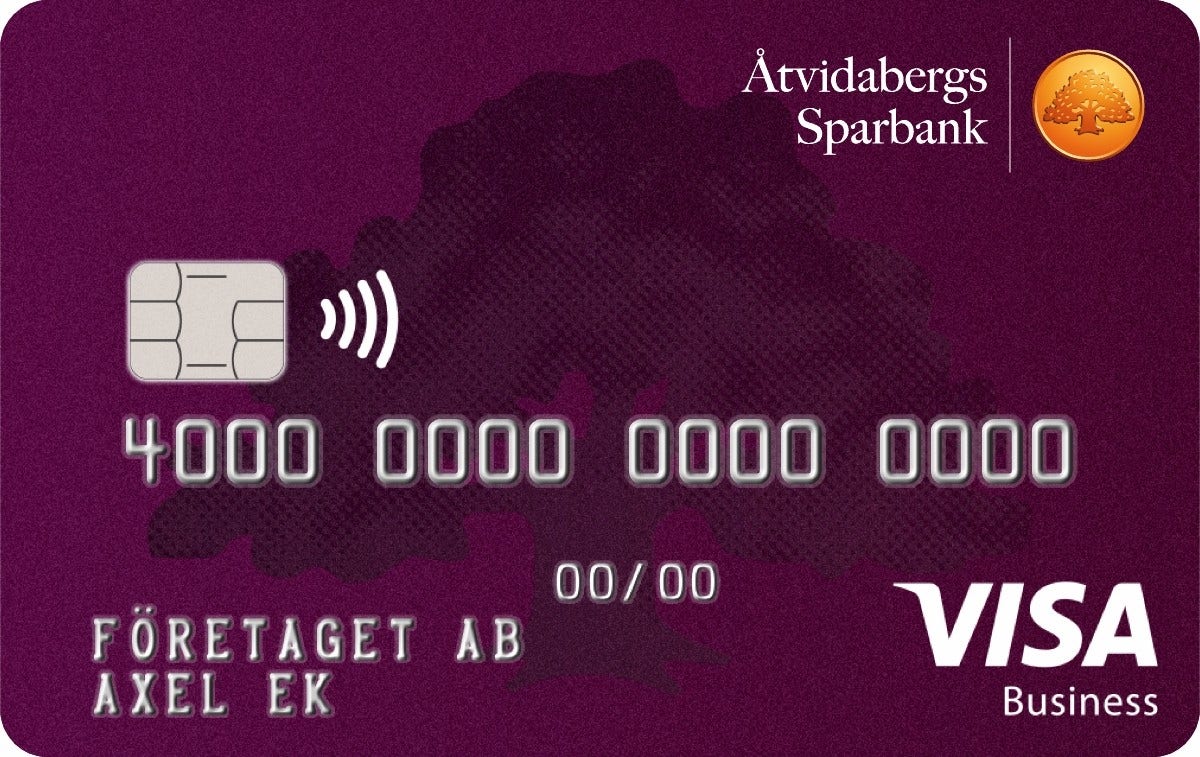 Bild på Visa Business kort
