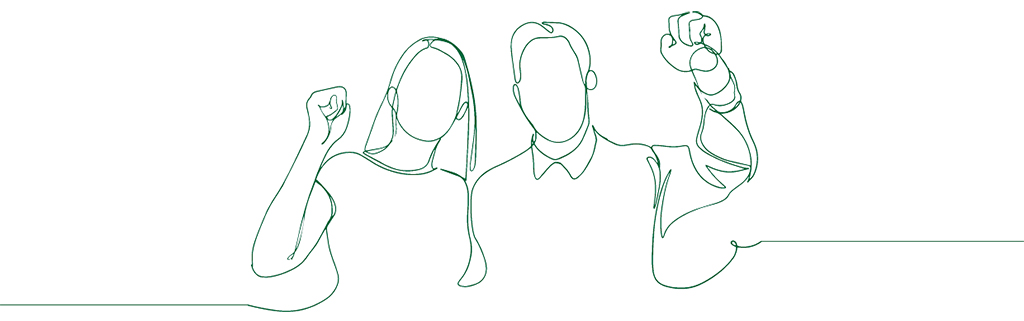 Illustration av ett par