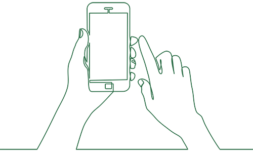 Illustration av smartphone